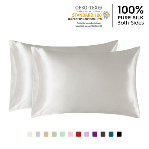 100% Mulberry Silk Pillow Cases - Truly Decorative