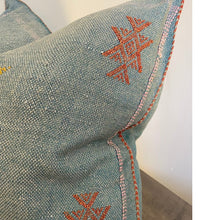 Load image into Gallery viewer, Moroccan Cactus Silk Pillow-Agava - Truly Decorative