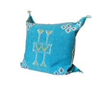 Load image into Gallery viewer, Moroccan Cactus Silk Pillow- Crave - Truly Decorative