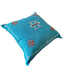 Load image into Gallery viewer, Moroccan Cactus Silk Pillow- Dejavu - Truly Decorative