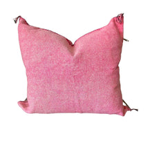 Load image into Gallery viewer, Moroccan Cactus Silk Pillow- Pinky - Truly Decorative