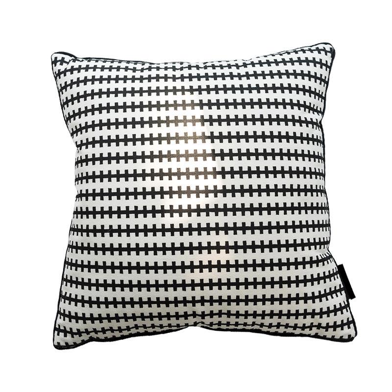 Black & White Pillow Cover-Laila - Truly Decorative