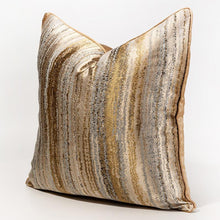 Load image into Gallery viewer, Jacquard Style Pillow Cover- Champagne Falls - Truly Decorative
