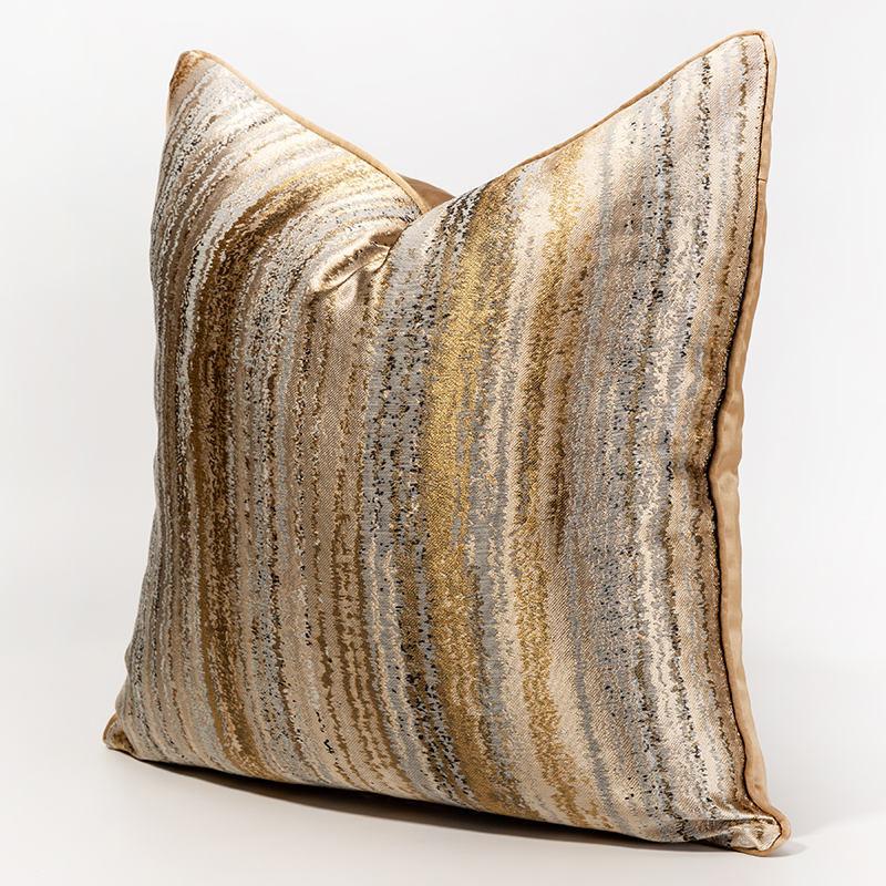 Jacquard Style Pillow Cover- Champagne Falls - Truly Decorative