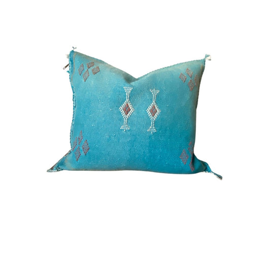 Moroccan Cactus Silk- Blue Pine - Truly Decorative