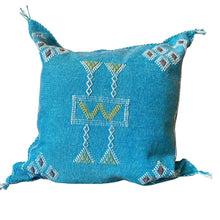 Load image into Gallery viewer, Moroccan Cactus Silk Pillow- Crave - Truly Decorative
