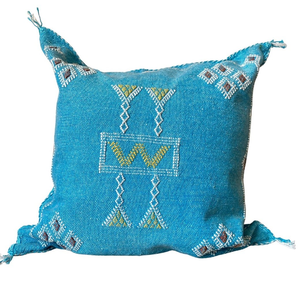 Moroccan Cactus Silk Pillow- Crave - Truly Decorative
