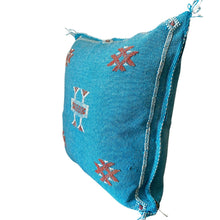Load image into Gallery viewer, Moroccan Cactus Silk Pillow- Dejavu - Truly Decorative
