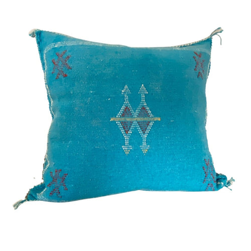 Moroccan Cactus Silk Pillow- Elsa - Truly Decorative