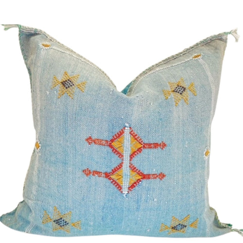 Moroccan Cactus Silk Pillow- Nivea - Truly Decorative