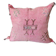 Load image into Gallery viewer, Moroccan Cactus Silk Pillow- Penny - Truly Decorative
