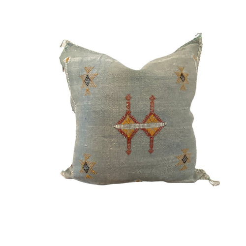 Moroccan Cactus Silk Pillow-XO - Truly Decorative